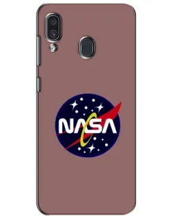 Чехол для Samsung Galaxy A30 2019 (A305F) с картинкой «NASA — ретро космос» Чехол для Samsung Galaxy A30 2019 (A305F) с картинкой «NASA — ретро космос»