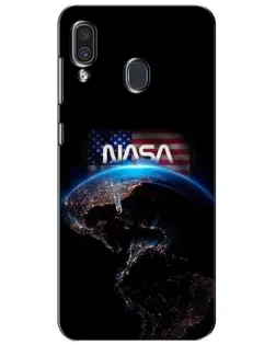 Чехол для Samsung Galaxy A30 2019 (A305F) с картинкой «Земля из космоса NASA» Чехол для Samsung Galaxy A30 2019 (A305F) с картинкой «Земля из космоса NASA»