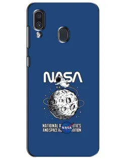 Чехол для Samsung Galaxy A30 2019 (A305F) с картинкой «NASA — лунная миссия» Чехол для Samsung Galaxy A30 2019 (A305F) с картинкой «NASA — лунная миссия»