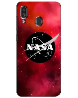 Чехол для Samsung Galaxy A30 2019 (A305F) с картинкой «NASA — красная туманность»