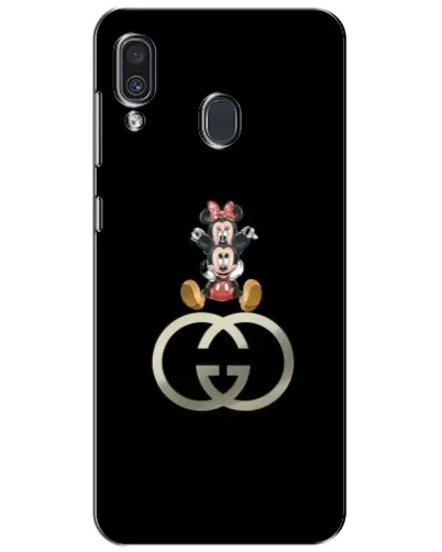 Чехол для Samsung Galaxy A30 2019 (A305F) с картинкой «Минни Маус на лого» Чехол для Samsung Galaxy A30 2019 (A305F) с картинкой «Минни Маус на лого»