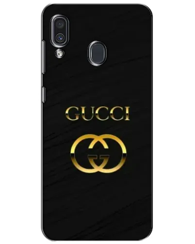 Чехол для Samsung Galaxy A30 2019 (A305F) с картинкой «Золотой логотип Gucci» Чехол для Samsung Galaxy A30 2019 (A305F) с картинкой «Золотой логотип Gucci»