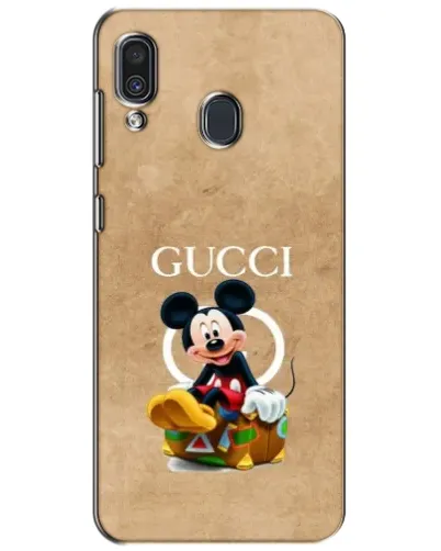 Чехол для Samsung Galaxy A30 2019 (A305F) с картинкой «Микки Маус Gucci — крафт» Чехол для Samsung Galaxy A30 2019 (A305F) с картинкой «Микки Маус Gucci — крафт»