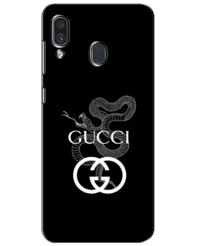 Чехол для Samsung Galaxy A30 2019 (A305F) с картинкой «Gucci — серебряная змея» Чехол для Samsung Galaxy A30 2019 (A305F) с картинкой «Gucci — серебряная змея»