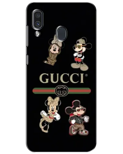 Чехол для Samsung Galaxy A30 2019 (A305F) с картинкой «Gucci — герои Disney и монограмма» Чехол для Samsung Galaxy A30 2019 (A305F) с картинкой «Gucci — герои Disney и монограмма»