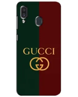 Чехол для Samsung Galaxy A30 2019 (A305F) с картинкой «Gucci — темно-зеленый градиент»