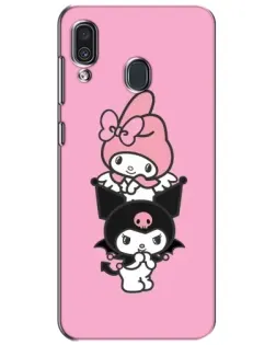 Чехол для Samsung Galaxy A30 2019 (A305F) с картинкой «My Melody и Kuromi»