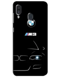 Чехол для Samsung Galaxy A30 2019 (A305F) с картинкой «Минималистичный принт BMW M3» Чехол для Samsung Galaxy A30 2019 (A305F) с картинкой «Минималистичный принт BMW M3»