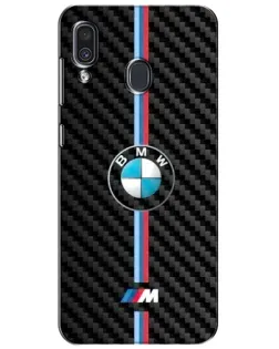 Чехол для Samsung Galaxy A30 2019 (A305F) с картинкой «Эмблема BMW и карбон» Чехол для Samsung Galaxy A30 2019 (A305F) с картинкой «Эмблема BMW и карбон»