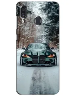 Чехол для Samsung Galaxy A30 2019 (A305F) с картинкой «BMW в зимнем лесу» Чехол для Samsung Galaxy A30 2019 (A305F) с картинкой «BMW в зимнем лесу»