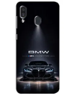 Чехол для Samsung Galaxy A30 2019 (A305F) с картинкой «BMW сквозь ночной город» Чехол для Samsung Galaxy A30 2019 (A305F) с картинкой «BMW сквозь ночной город»