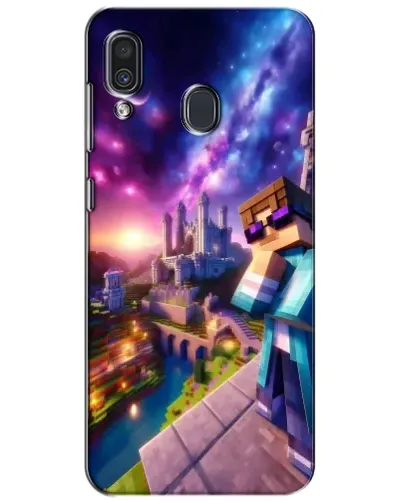 Чехол для Samsung Galaxy A30 2019 (A305F) с картинкой «Стив и космос» Чехол для Samsung Galaxy A30 2019 (A305F) с картинкой «Стив и космос»