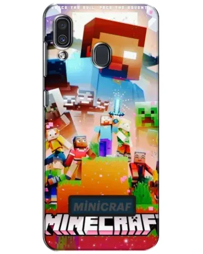 Чехол для Samsung Galaxy A30 2019 (A305F) с картинкой «Minecraft герои игры» Чехол для Samsung Galaxy A30 2019 (A305F) с картинкой «Minecraft герои игры»