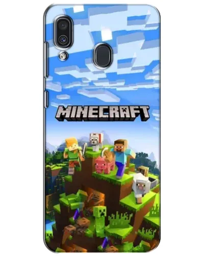 Чехол для Samsung Galaxy A30 2019 (A305F) с картинкой «Minecraft классический мир» Чехол для Samsung Galaxy A30 2019 (A305F) с картинкой «Minecraft классический мир»