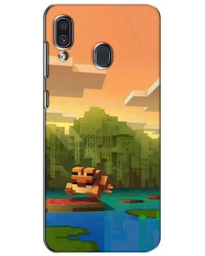 Чехол для Samsung Galaxy A30 2019 (A305F) с картинкой «Майнкрафт закат солнца» Чехол для Samsung Galaxy A30 2019 (A305F) с картинкой «Майнкрафт закат солнца»