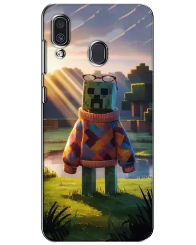 Чехол для Samsung Galaxy A30 2019 (A305F) с картинкой «Крипер в свитере» Чехол для Samsung Galaxy A30 2019 (A305F) с картинкой «Крипер в свитере»