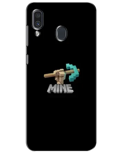 Чехол для Samsung Galaxy A30 2019 (A305F) с картинкой «Алмазная кирка» Чехол для Samsung Galaxy A30 2019 (A305F) с картинкой «Алмазная кирка»