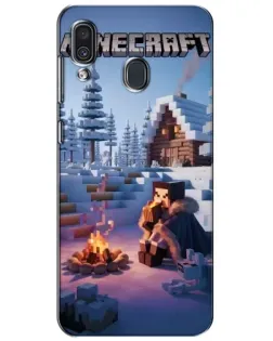 Чехол для Samsung Galaxy A30 2019 (A305F) с картинкой «Зимний Minecraft» Чехол для Samsung Galaxy A30 2019 (A305F) с картинкой «Зимний Minecraft»