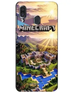 Чехол для Samsung Galaxy A30 2019 (A305F) с картинкой «Minecraft панорама» Чехол для Samsung Galaxy A30 2019 (A305F) с картинкой «Minecraft панорама»