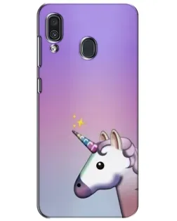 Чехол для Samsung Galaxy A30 2019 (A305F) с картинкой «Единорог градиент»