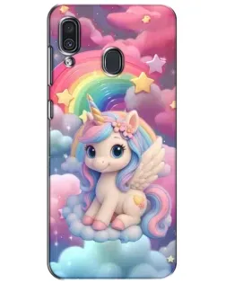 Чехол для Samsung Galaxy A30 2019 (A305F) с картинкой «Маленький единорог»