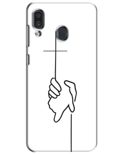 Чехол для Samsung Galaxy A30 2019 (A305F) с картинкой «Рука держит» Чехол для Samsung Galaxy A30 2019 (A305F) с картинкой «Рука держит»