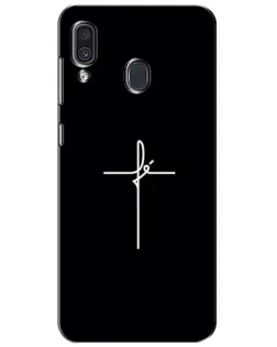 Чехол для Samsung Galaxy A30 2019 (A305F) с картинкой «Тонкий крест»