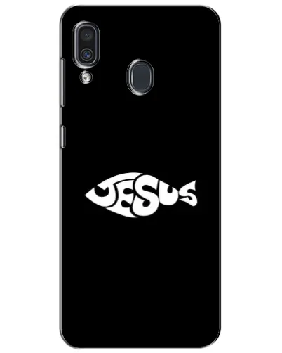 Чехол для Samsung Galaxy A30 2019 (A305F) с картинкой «Рыба Jesus» Чехол для Samsung Galaxy A30 2019 (A305F) с картинкой «Рыба Jesus»