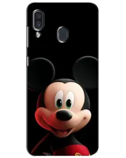 Чехол для Samsung Galaxy A30 2019 (A305F) с картинкой «Улыбающийся Микки Маус»