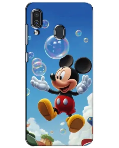 Чехол для Samsung Galaxy A30 2019 (A305F) с картинкой «Mickey и мыльные пузыри» Чехол для Samsung Galaxy A30 2019 (A305F) с картинкой «Mickey и мыльные пузыри»