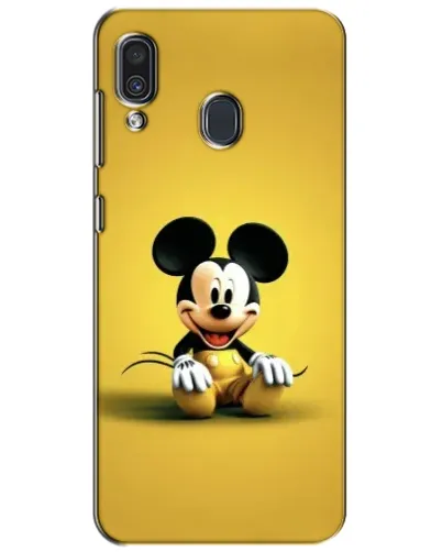 Чехол для Samsung Galaxy A30 2019 (A305F) с картинкой «Микки на желтом» Чехол для Samsung Galaxy A30 2019 (A305F) с картинкой «Микки на желтом»