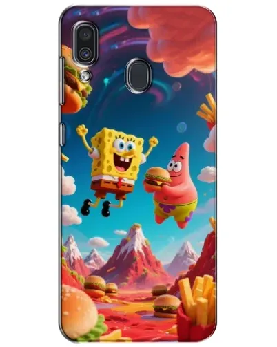 Чехол для Samsung Galaxy A30 2019 (A305F) с картинкой «Космический фастфуд» Чехол для Samsung Galaxy A30 2019 (A305F) с картинкой «Космический фастфуд»