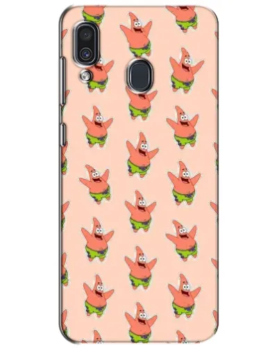 Чехол для Samsung Galaxy A30 2019 (A305F) с картинкой «Патрик Стар паттерн» Чехол для Samsung Galaxy A30 2019 (A305F) с картинкой «Патрик Стар паттерн»