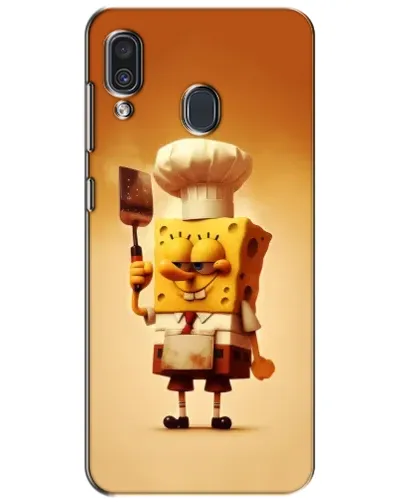 Чехол для Samsung Galaxy A30 2019 (A305F) с картинкой «Губка Боб повар» Чехол для Samsung Galaxy A30 2019 (A305F) с картинкой «Губка Боб повар»