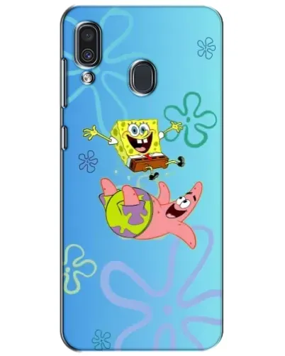 Чехол для Samsung Galaxy A30 2019 (A305F) с картинкой «Спанч Боб и Патрик» Чехол для Samsung Galaxy A30 2019 (A305F) с картинкой «Спанч Боб и Патрик»