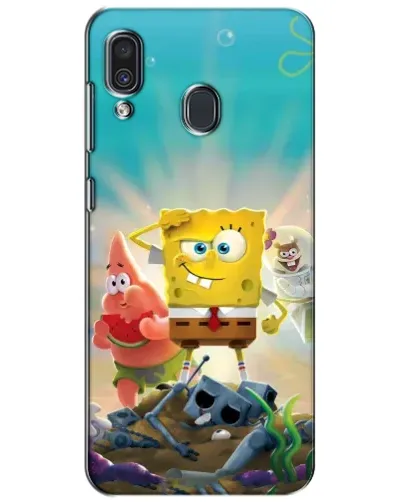 Чехол для Samsung Galaxy A30 2019 (A305F) с картинкой «Спанч Боб победитель» Чехол для Samsung Galaxy A30 2019 (A305F) с картинкой «Спанч Боб победитель»
