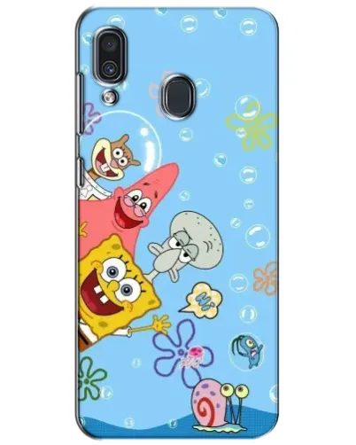 Чехол для Samsung Galaxy A30 2019 (A305F) с картинкой «Веселые пузырьки» Чехол для Samsung Galaxy A30 2019 (A305F) с картинкой «Веселые пузырьки»