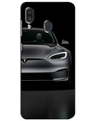 Чехол для Samsung Galaxy A30 2019 (A305F) с картинкой «Tesla Model S Look»