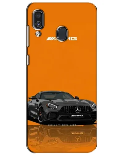 Чехол для Samsung Galaxy A30 2019 (A305F) с картинкой «Оранжевый Mercedes AMG» Чехол для Samsung Galaxy A30 2019 (A305F) с картинкой «Оранжевый Mercedes AMG»