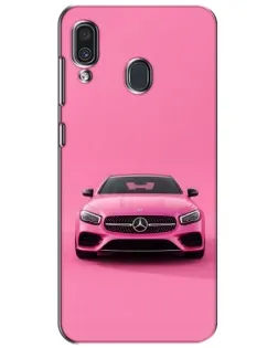 Чехол для Samsung Galaxy A30 2019 (A305F) с картинкой «Розовый Mercedes AMG» Чехол для Samsung Galaxy A30 2019 (A305F) с картинкой «Розовый Mercedes AMG»