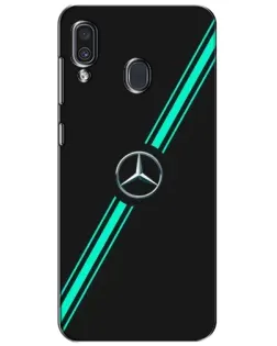 Чехол для Samsung Galaxy A30 2019 (A305F) с картинкой «Спортивные линии Mercedes» Чехол для Samsung Galaxy A30 2019 (A305F) с картинкой «Спортивные линии Mercedes»