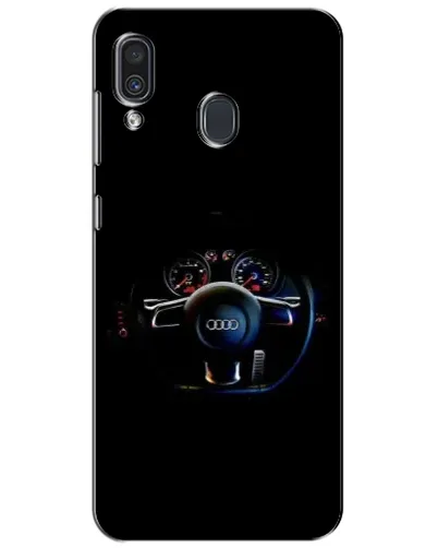 Чехол для Samsung Galaxy A30 2019 (A305F) с картинкой «Салон Audi — руль»