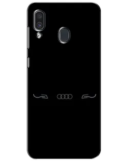 Чехол для Samsung Galaxy A30 2019 (A305F) с картинкой «Audi — световой подпись» Чехол для Samsung Galaxy A30 2019 (A305F) с картинкой «Audi — световой подпись»