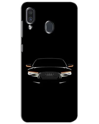 Чехол для Samsung Galaxy A30 2019 (A305F) с картинкой «Audi — ночной контур»