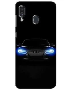 Чехол для Samsung Galaxy A30 2019 (A305F) с картинкой «Audi в неоне» Чехол для Samsung Galaxy A30 2019 (A305F) с картинкой «Audi в неоне»