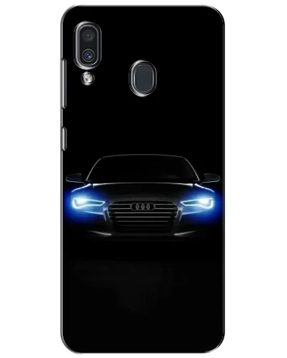 Чехол для Samsung Galaxy A30 2019 (A305F) с картинкой «Audi в неоне»