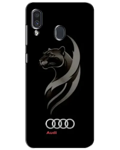 Чехол для Samsung Galaxy A30 2019 (A305F) с картинкой «Графика — пантера и Audi»