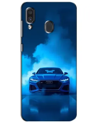 Чехол для Samsung Galaxy A30 2019 (A305F) с картинкой «Audi — голубая энергия»