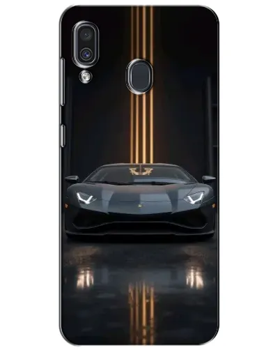 Чехол для Samsung Galaxy A30 2019 (A305F) с картинкой «Lamborghini золотые линии» Чехол для Samsung Galaxy A30 2019 (A305F) с картинкой «Lamborghini золотые линии»
