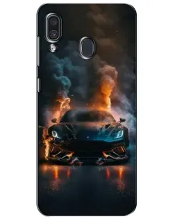 Чехол для Samsung Galaxy A30 2019 (A305F) с картинкой «Lamborghini дымная эстетика» Чехол для Samsung Galaxy A30 2019 (A305F) с картинкой «Lamborghini дымная эстетика»
